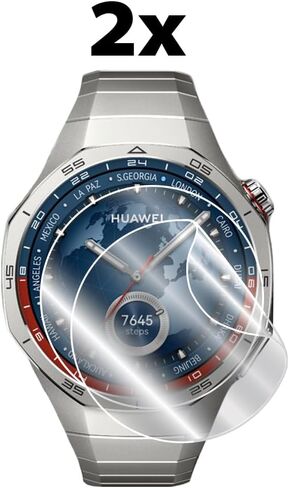 IPG Made for Huawei Watch GT 4 46mm Smartwatch Hydrogel Screen Protector (2 Units) Invisible HD Clear Film Anti Scratch Guard-Smooth/Self-Healing/Bubble Free forGT4-46mm in Kuwait