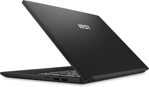 MSI Modern 14 14" Laptop: Intel Core i7-1195G7, Intel Iris Xe, 8GB DDR4, 512GB NVMe SSD, 180-Degree Lay-Flat, USB Type-C, MicroSD Card Reader, Win 11 Pro: Classic Black C11M-064US in Saudi Arabia
