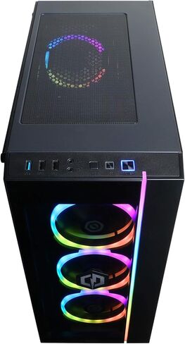 CYBERRPOWERPC Gamer Xtreme VR Gaming PC, Intel Core i5-11600KF 3.9GHz, GeForce RTX 3060 12GB, 16GB DDR4, 500GB PCI-E NVMe SSD, 1TB HDD, WiFi Ready & Win 11 Home (GXiVR8480A11), Black in Saudi Arabia