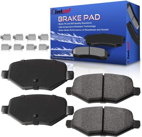 D787 Front Disc Brake Pads Compatible with 2003-2011 Honda Accord, 1999-2008 Acura TL, 2004-2010 Acura TSX, 1999-2004 Acura RL, 2001-2003 Acura CL, 06-11 Acura CSX in Saudi Arabia