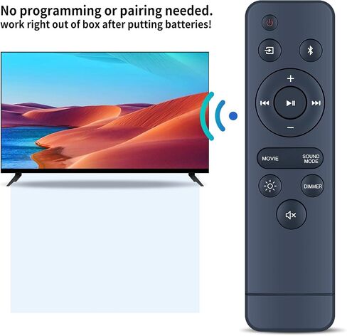 New Replacement Soundbar Remote Control for Onn 20 Inch Sound Bar 100075108 Speaker System in Saudi Arabia