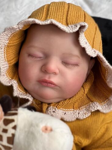Zero Pam Realistic Reborn Dolls Girls 19 Inch Real Looking Babies Soft Silicone Baby Dolls That Look Real Looking Newborn Doll Lifelike Reborn Toddler in Kuwait