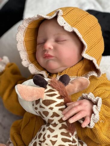 Zero Pam Realistic Reborn Dolls Girls 19 Inch Real Looking Babies Soft Silicone Baby Dolls That Look Real Looking Newborn Doll Lifelike Reborn Toddler in Kuwait