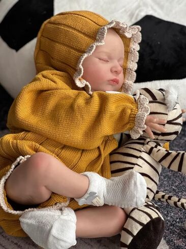 Zero Pam Realistic Reborn Dolls Girls 19 Inch Real Looking Babies Soft Silicone Baby Dolls That Look Real Looking Newborn Doll Lifelike Reborn Toddler in Kuwait
