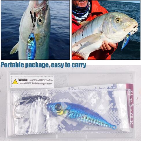 Slow Pitch Jigs 80g 120g 150g 200g Saltwater Fishing Lures 3D Colors Lead Fish Sinking Metal Jigs Jigging Lures with Butterfly Assist Hooks for Saltwater Sea Fishing Tuna Kingfish in Kuwait