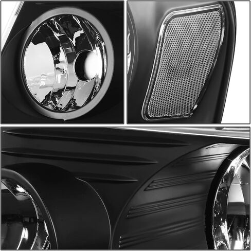 DNA MOTORING Pair OE Style Headlights Compatible with 04-08 F150 / 2006 Mark LT, Black Housing/Smoked Lens/Clear Reflector, HL-OH-F15004-BK-SM-CL1 in Kuwait