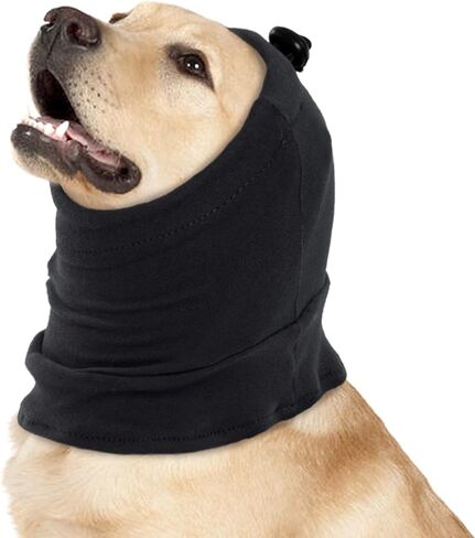Bonaweite Dog Calming Hoodie Ear Wraps for Dogs, Dog Noise Cancelling Ear Muffs, Dog Head Warp Anxiety Relief Noise Protection, Dog Hematoma Ear Wrap, Dog Ear Covers for Bath Drying Grooming in Saudi Arabia