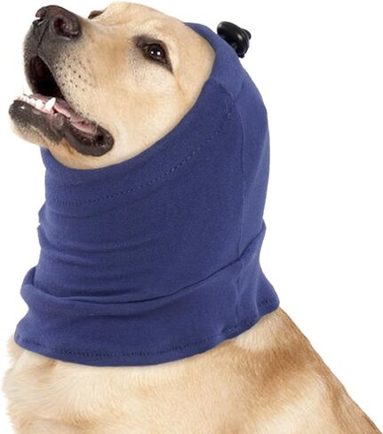 Bonaweite Dog Calming Hoodie Ear Wraps for Dogs, Dog Noise Cancelling Ear Muffs, Dog Head Warp Anxiety Relief Noise Protection, Dog Hematoma Ear Wrap, Dog Ear Covers for Bath Drying Grooming in Saudi Arabia