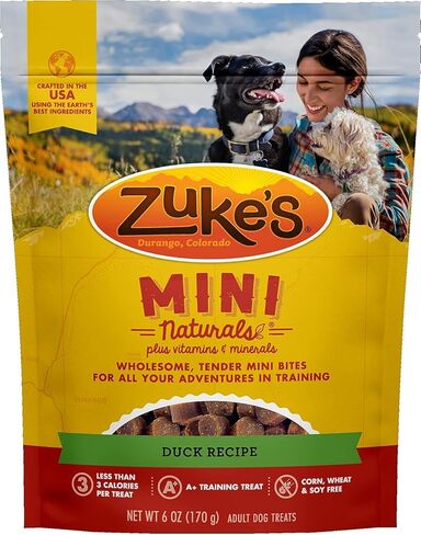 مجموعة متنوعة من Aurora Pet (3) مكافآت Zukes Mini Naturals الناعمة للكلاب (1) لحم البقر (1) الدجاج (1) البط [6 أوقية لكل منها] مع مناديل AuroraPet in Kuwait