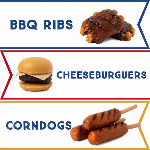 Ultra Chewy Cheeseburgers: Long-Lasting Treats Made in USA for Large and Small Breeds, Highly Digestible, Made with Real Chicken (3 Pack) in Kuwait