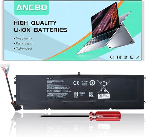 RC30-0281 RZ09-0281 بطارية كمبيوتر محمول لـ Razer Blade Stealth 13.3 "2018 2019 2020 GTX 1650 Max-Q i7-8565UR RZ09-02810 RZ09-02810E71 RZ09-03102E52 RZ09-03102W52 2E71 RZ09-03102E22-R3U1 53.1 واط ساعة in Saudi Arabia