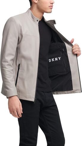 جاكيت رجالي عصري من الجلد من دي كيه ان واي in Kuwait