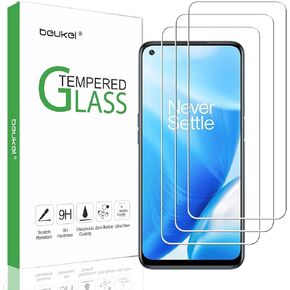 beukei (3 Pack) Compatible for OnePlus Nord N200 5G Screen Protector Tempered Glass, Touch Sensitive,Case Friendly, 9H Hardness