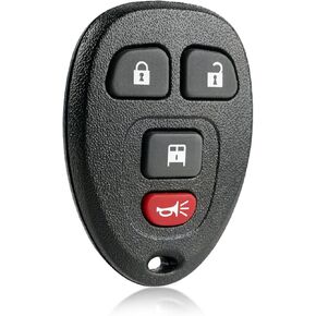 USARemote Keyless Entry Remote Car Van Key Fob Control 4-Button Replacement for Chevrolet Chevy Express GMC Savana (20877108, 15883405, OUC60270, OUC60221)