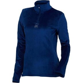 Spyder Women's Shimmer Bug Long Sleeve Half Zip T-Neck Fleece Top