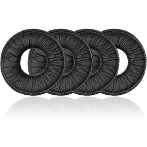 Geekria 2 Pairs QuickFit Replacement Ear Pads for Sony MDR-V150 V200 V250 V300 V400 ZX300 Headphones Ear Cushions, Headset Earpads, Ear Cups Cover Repair Parts (Black)