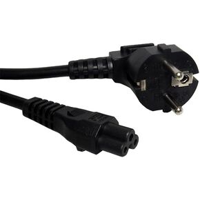 3ft European 3-Prong Notebook Power Cord, Laptop Power Cord, POE Power Cord