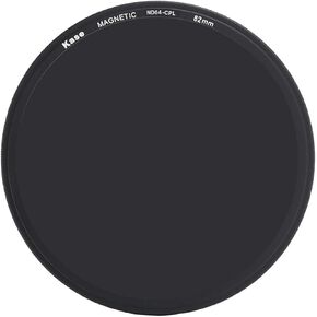 Kase Wolverine 82mm ND64 / CPL Magnetic Shockproof Tempered Optical Glass Filter Incl Adapter 82 6 Stop Dark Circular Polarizer