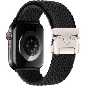 Braided Bands Compatible with Apple Watch 38mm 40mm 41mm 42mm 44mm 45mm 46mm 49mm for Women Men,Parachute Style Buckle Straps for iWatch Series 10 9 8 7 6 SE 5 4 3 2 Ultra 2 1 in Kuwait