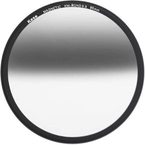 Kase Wolverine 95mm Reverse Grad ND0.9 Magnetic Shockproof Tempered Optical Glass Sunset Filter Incl Adapter 95 ND 0.9 3 Stop