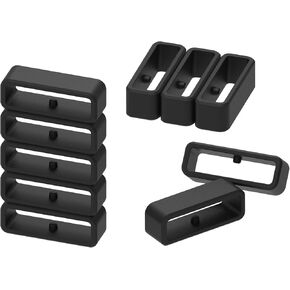 FitTurn Replacement Band Keeper Fastener Ring Accessories Silicone Band Holders Keepers Fastener Rings Loops Compatible with Bushnell Neo Ion 1&2 & Bushnell Excel Golf GPS smartwatch