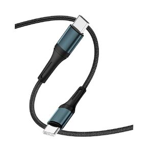 USB C to USB C Cable - 100W Type C to C Fast Charging Cable for iPhone 15 Pro Max/Plus Samsung S23 iPad Pro iPad Air/Mini MacBook Pro/Air Google Pixel Chromebook (PD 6.6Ft Nylon Cord, Black)