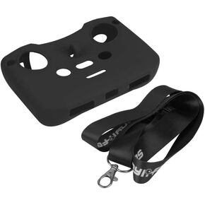 Mini 3 Pro RC Remote Control Silicone Protective Cover with Strap Protective Sleeve for DJI Mini 3 Dron Accessories (Black)