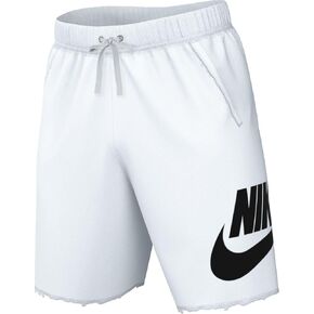 Nike Club Alumni Men's French Terry Shorts (White/White/Black, DX0502-100) Size Medium