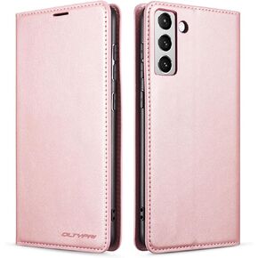 QLTYPRI for Samsung Galaxy S23 Plus Case, Premium PU Leather Cover TPU Bumper with Card Holder Kickstand Hidden Magnetic Adsorption Shockproof Flip Wallet Case for Samsung Galaxy S23 Plus - Black