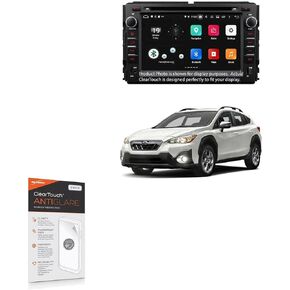 واقي شاشة BoxWave لـ Subaru 2021 Crosstrek (8 بوصات) (واقي شاشة ClearTouch مضاد للتوهج (عبوتان)، غلاف غشاء غير لامع مضاد لبصمات الأصابع لـ Subaru 2021 Crosstrek (8 بوصات)