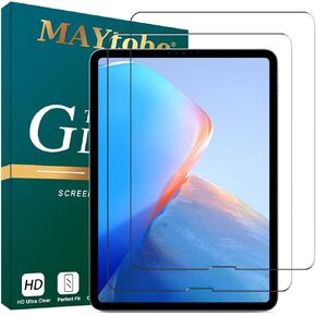 MAYtobe [واقي شاشة مكون من عبوتين مصمم لجهاز iPad Pro 11 بوصة (الجيل الرابع/الثالث/الثاني/الأول) من الزجاج المقسى، بدون فقاعات، مقاوم للخدش، سهل التركيب in Kuwait