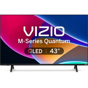 VIZIO 43-inch MQ6 Series 4K QLED HDR Smart TV w/Dolby Vision, WiFi 6E, Bluetooth Headphone Capable, AMD FreeSync & Alexa Compatibility, M43Q6M-K04, 2023 Model