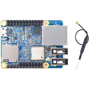 WayPonDEV NanoPi NEO Plus2 Open Source 64-bit Mali450 GPU DDR3 Allwinner H5 Single Board Computer Super Tiny ARM Board Support Ubuntu Linux Armbian (512MB RAM+8GB eMMC)