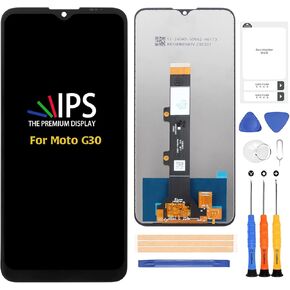 A-MIND for Motorola Moto G30 XT2129 Screen Replacement Touch LCD Display Touch Screen Digitizer Replacement XT2129-1 XT2129-2 XT2129-3 Full Assembly with Screen Protector+Repair Tool Kits