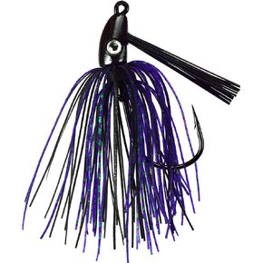 شركة Trophy Bass Company 2-Pack Pro Swim Jig، 3/8 Oz Bass Fishing Jigs مع حارس طعم السمك وتنورة، طُعم صيد السمك بدون أعشاب للمياه العذبة