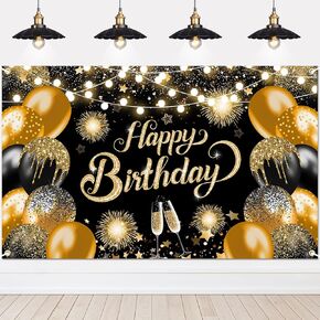 Purple Silver Happy Birthday Backdrop 6x4ft Purple Birthday Banner Silver Birthday Party Decorations Photo Booth Props