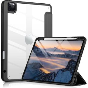 Dirrelo Compatible with iPad Pro 11 Inch Case 4th /3rd /2nd Generation(2022/2021/ 2020) with Pencil Holder, Shockproof Cover with Clear Back Shell for iPad Pro 11, Auto Sleep/Wake, Mint Green