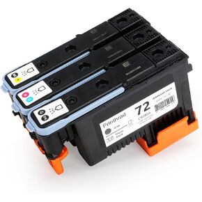 72 Printhead Replacement HP 72 Printhead Compatible with HP Designjet T610 T620 T770 T790 T1100 T1120 T1200 T1300 T2300 Printer -3 Pack (Cyan/Magenta, Matte Black/Yellow, Gray/Photo Black)