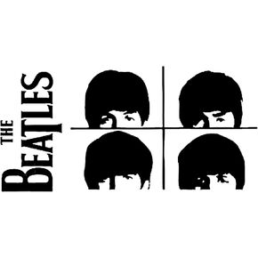 CCI Creative Concept Ideas The Beatles Decal Vinyl Sticker|Cars Trucks Vans Walls Laptop|Black|5.75 in|CCI375
