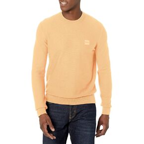 Hugo Boss Men's Cotton Blend Logo Patch Sweater in Saudi Arabia