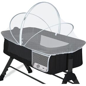 Orzbow Baby Crib Net to Keep Baby from Climbing Out, Encrypted Mosquito Net for Crib, Crib Safety Net with Two-Way Zippers, Durable and Breathable Mesh Cover, Falls and Mosquito Bites, White