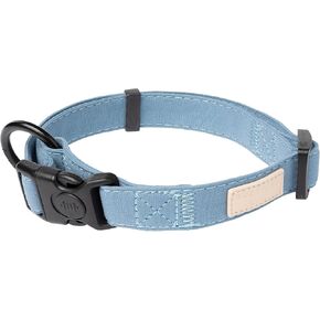 FuzzYard Life Dog Collars | Size S | Stylish Premium Cotton Design in Myrtle Green Perfect for Everyday Wear
