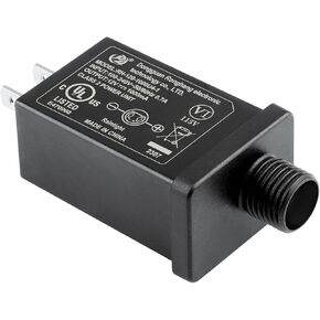 UL Replacement Inflatable Adapter - 12V 0.7A Transformer Plug for String Light Fountain Lights, Class 2 Power Supply 120vac 60hz for LED Light, Adapter for Outdoor Christmas Inflatable Decorations