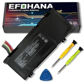 GK5CN-00-13-3S1P-0 Laptop Battery Replacement for Getac Tongfang GK6Z5CN Schenker XMG Neo 15 XNE15M19 Maingear Vector 15 Eluktronics Matrix RP-17 Series 11.4V 46.74Wh 4000mAh