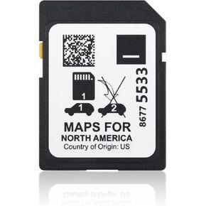 بطاقة SD للملاحة بنظام تحديد المواقع العالمي (GPS) للسيارة، وبطاقات SD بسعة 32 جيجابايت لوحدات نظام تحديد المواقع العالمي (GPS) للملاحة داخل لوحة القيادة، وتغطي بطاقة ذاكرة SD لخريطة السيارة في أمريكا الشمالية 86775533، متوافقة مع جي إم سي كاديلاك شيفرولي in Kuwait