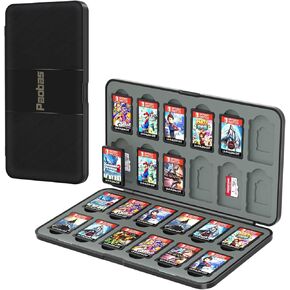 Paobas 48 Slot Game Card Case for Nintendo Switch Game Cards and Mirco SD Memory Cards, Portable Switch Lite/OLED Game Memory Card Storage Holder