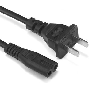 2M/6.5FT 2 Prong Power Cord for PartyBox 100 200 300 1000 310 Party Box Wireless Bluetooth Speaker Audio System Soundbar Power Cable Replacement
