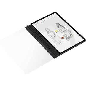 SAMSUNG Galaxy Tab S8+ Note View Cover, Protective, Touch Sensitive, Rests Over Tablet Screen, S Pen Holder, Magnetic, US Version, Black