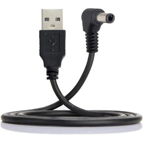 cablecc USB 2.0 Male A Type to 5.5 x 2.5mm DC 5V Power Plug Barrel Connector Charge Cable 80cm