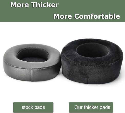 وسائد أذن E55BT تعمل على ترقية القطيفة السميكة - غطاء وسادة أذن إسفنجي بديل متوافق مع سماعات JBL E55BT E55 bt اللاسلكية بتقنية البلوتوث، إسفنج ذاكرة عازل للضوضاء، سُمك إضافي in Kuwait